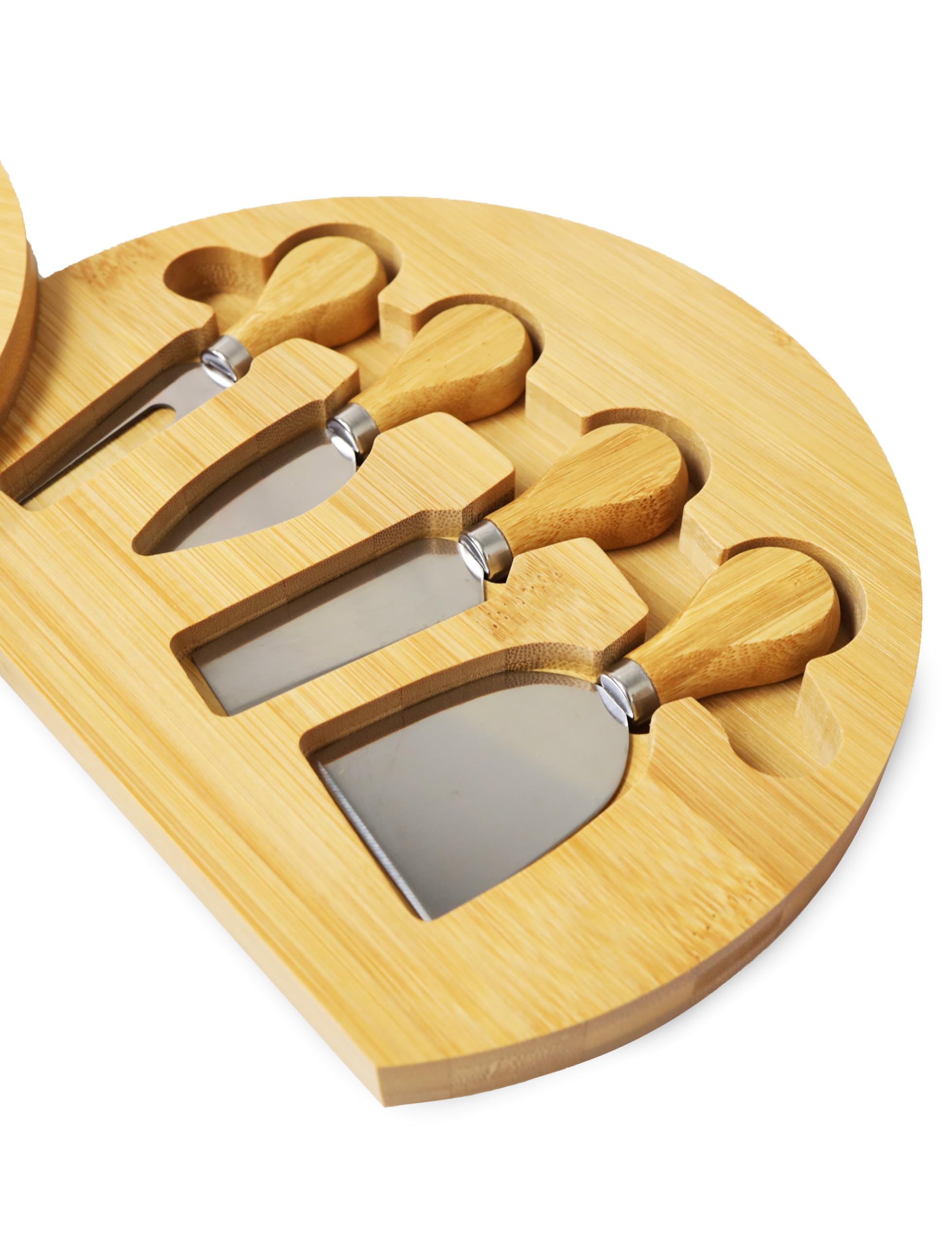 RoyalHouse four-piece knife set enhances cheese prep