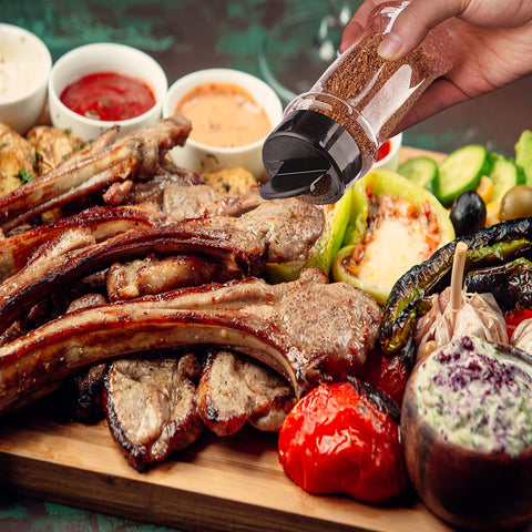 RoyalHouse spice jars organize spices neatly in pantry or cabinet.