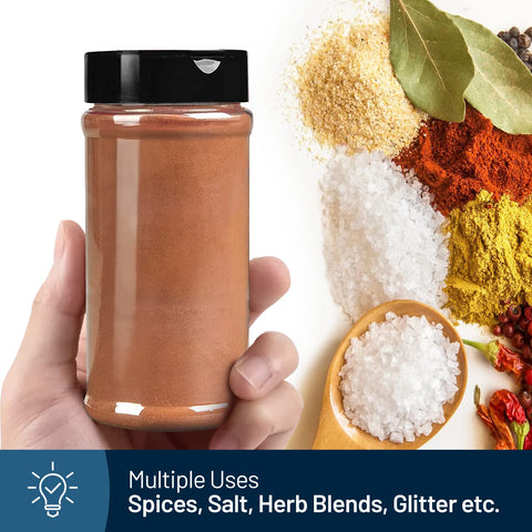 RoyalHouse shaker lids support versatile shaking or pouring of seasonings.