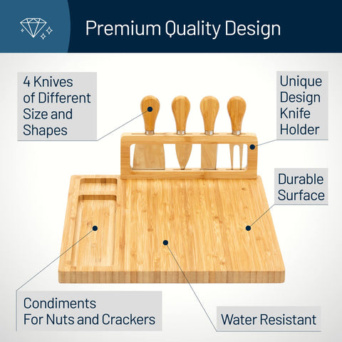 RoyalHouse sustainable bamboo material offers a durable, eco-friendly serving option.