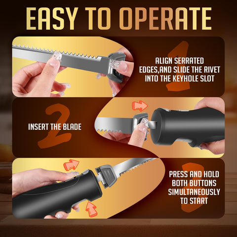 Royalsellpro cordless knife with ergonomic handle provides a comfortable grip during slicing.