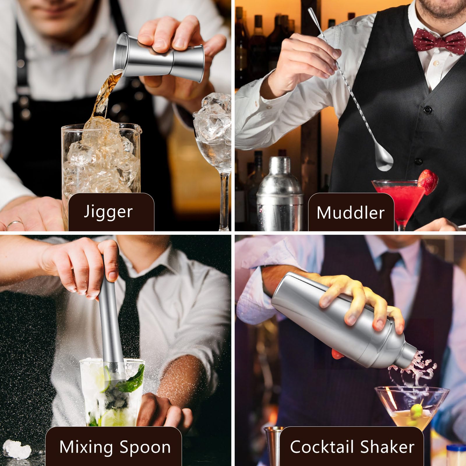Roylvan cocktail shaker demonstrates professional-grade performance at home.
