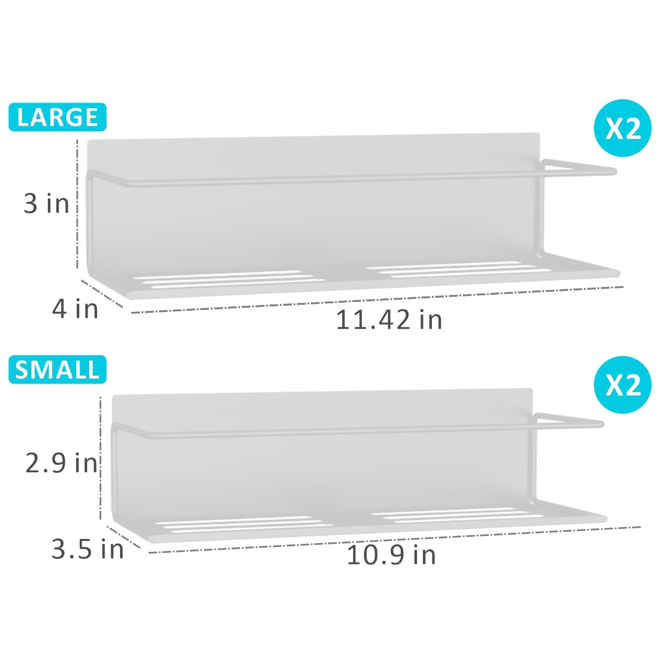 Roysili extra-large spice rack mounted on fridge door for spacious storage.