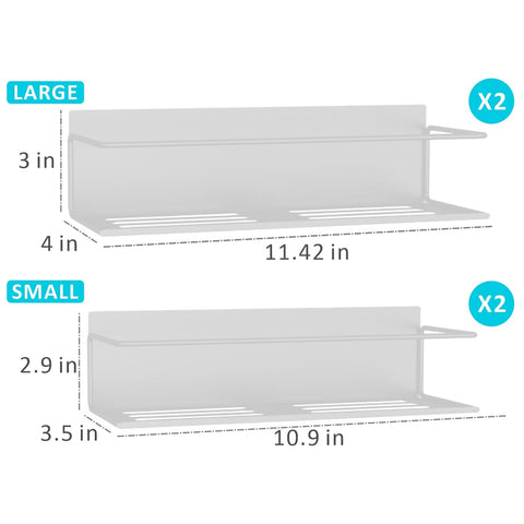 Roysili extra-large spice rack mounted on fridge door for spacious storage.