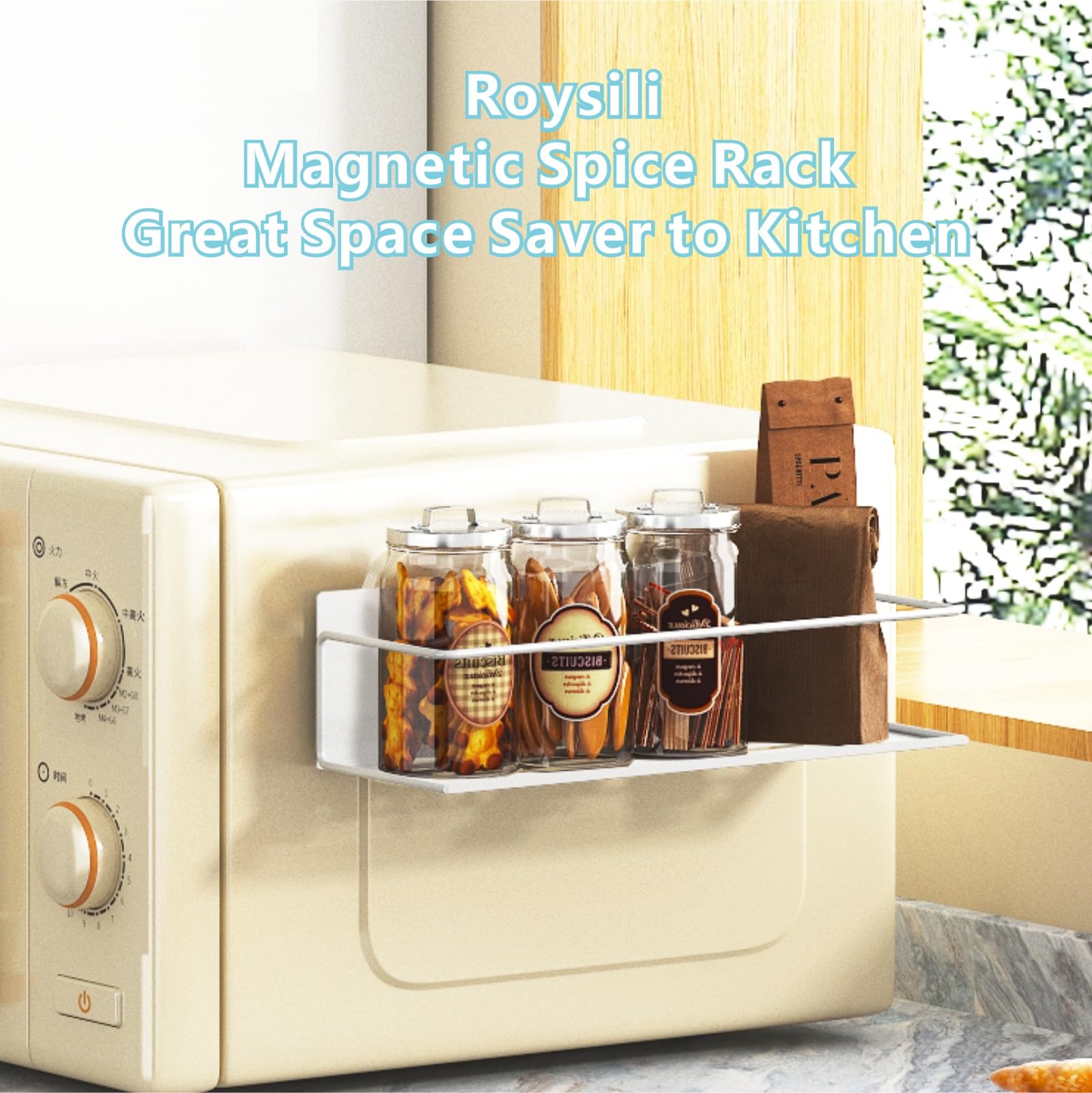 Roysili coated finish resists rust for lasting kitchen use.
