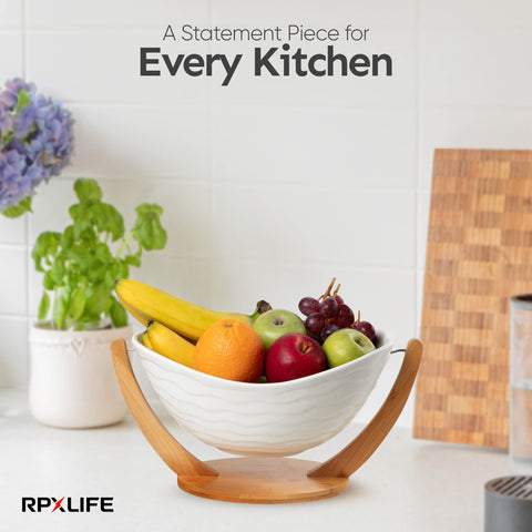 RPXLIFE ceramic-bamboo fusion bowl highlights eco-friendly design