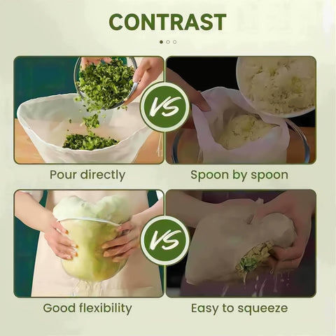 RQAMRCU dumpling fillings filter keeps ingredients contained during prep.