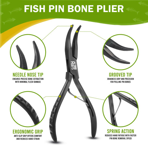 RRAYS professional deboning set ready for confident seafood preparation.