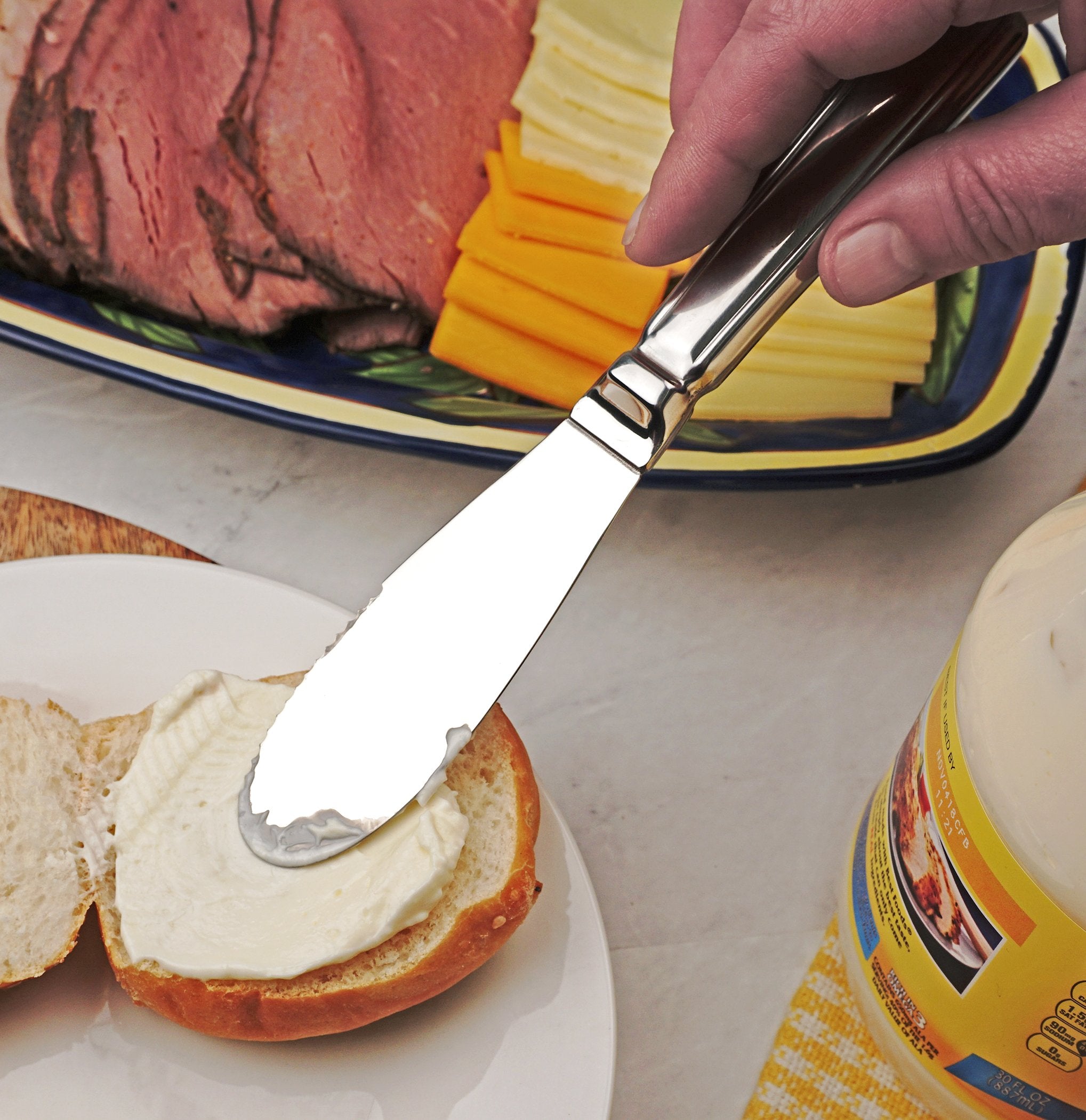 RSVP Endurance dishwasher-safe utensil for easy cleanup after meals.