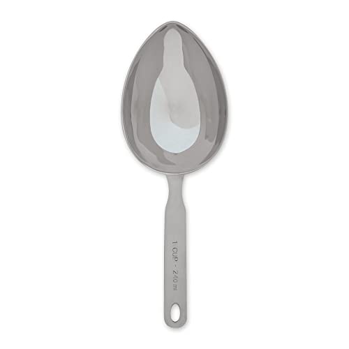 RSVP Endurance polished stainless steel scoop highlights durable kitchen tool