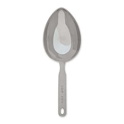 RSVP Endurance polished stainless steel scoop highlights durable kitchen tool