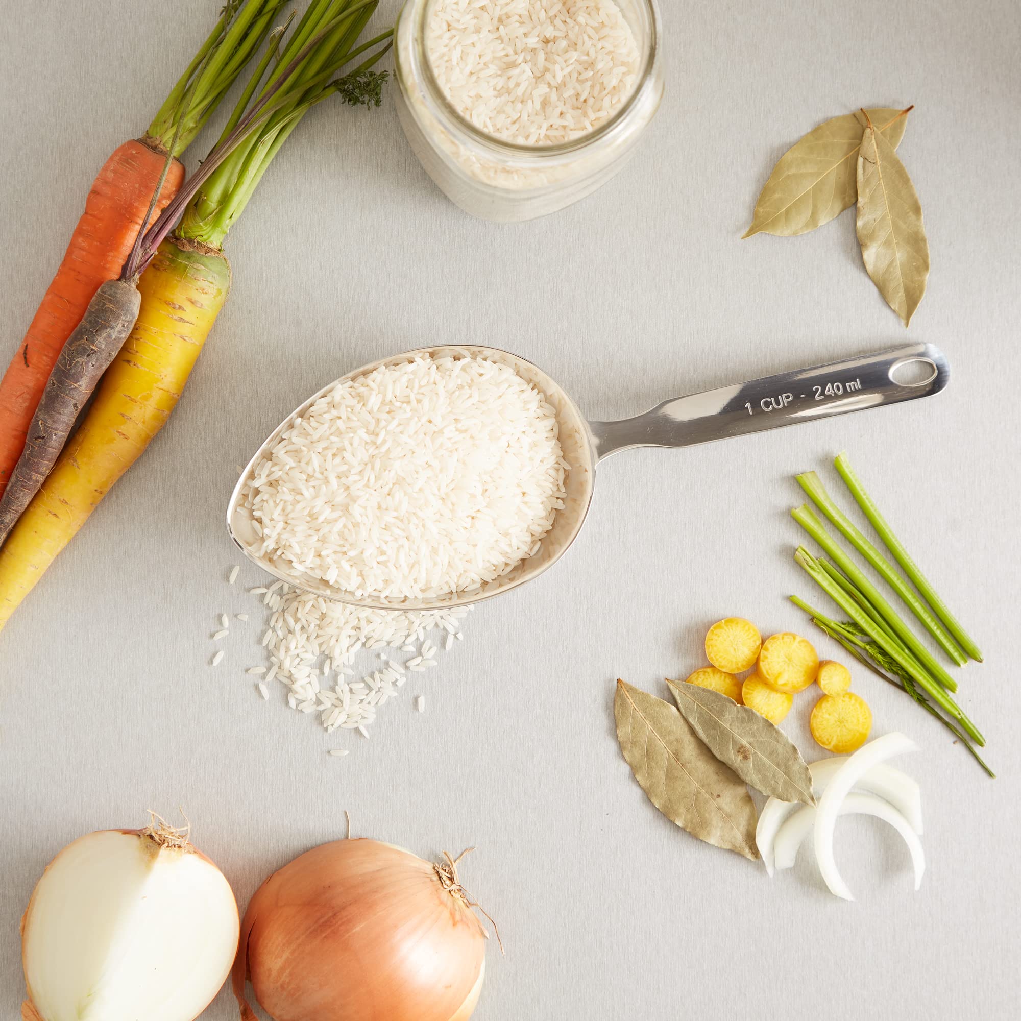RSVP Endurance 1-cup capacity supports recipe and pantry portioning