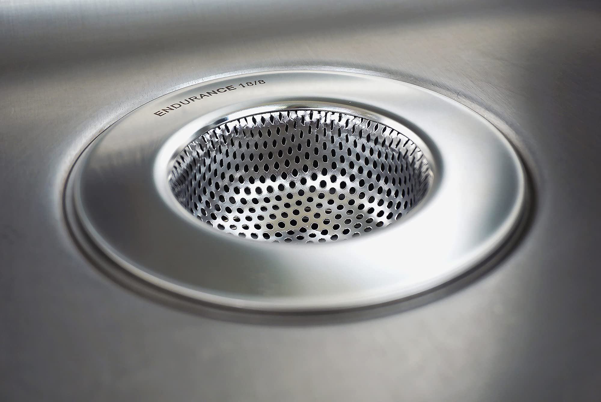 Polished mirror finish on RSVP Endurance stainless steel resists rust and stains
