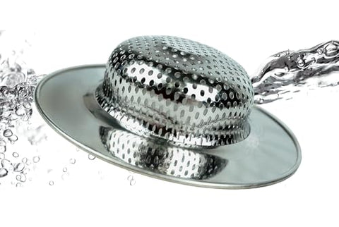 Close-up of precision pierced holes on RSVP Endurance strainer