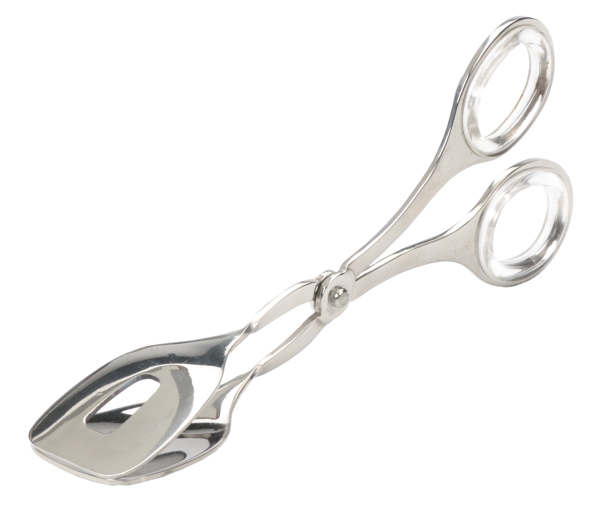 RSVP Endurance tongs closed, ideal for pastries and bite-sized appetizers