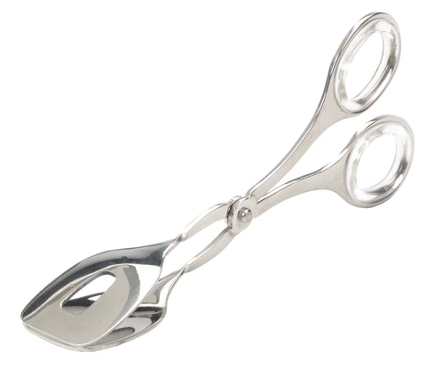 RSVP Endurance tongs closed, ideal for pastries and bite-sized appetizers