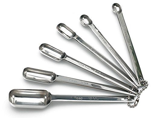RSVP Endurance spoons feature a long handle for easy reach into jars.