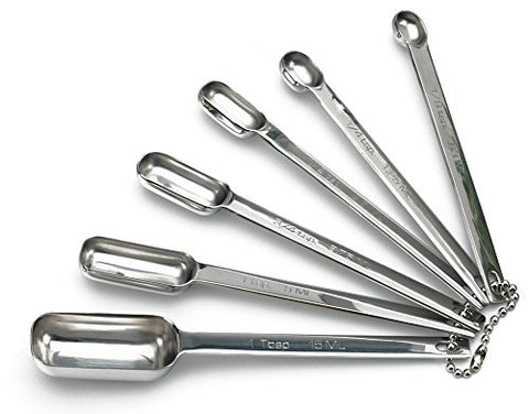 RSVP Endurance spoons feature a long handle for easy reach into jars.