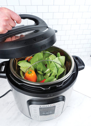 RSVP International dishwasher safe basket makes cleanup effortless after busy meal prep.