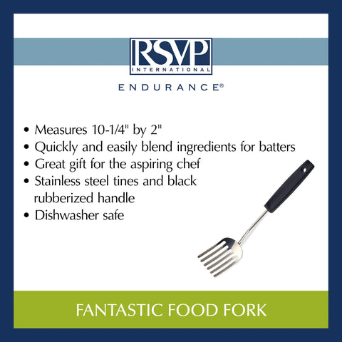 RSVP International Endurance Fantastic Fork suited for versatile kitchen tasks