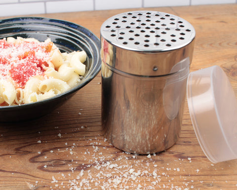 Dishwasher safe RSVP Endurance shaker for easy cleanup