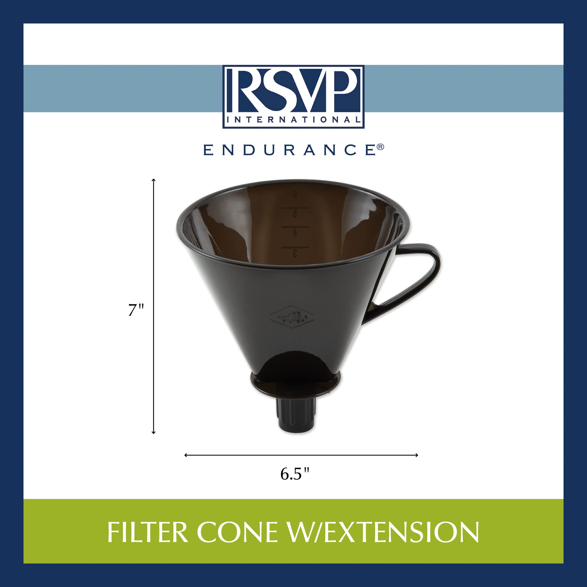 RSVP compact design fits carafes and mugs securely.