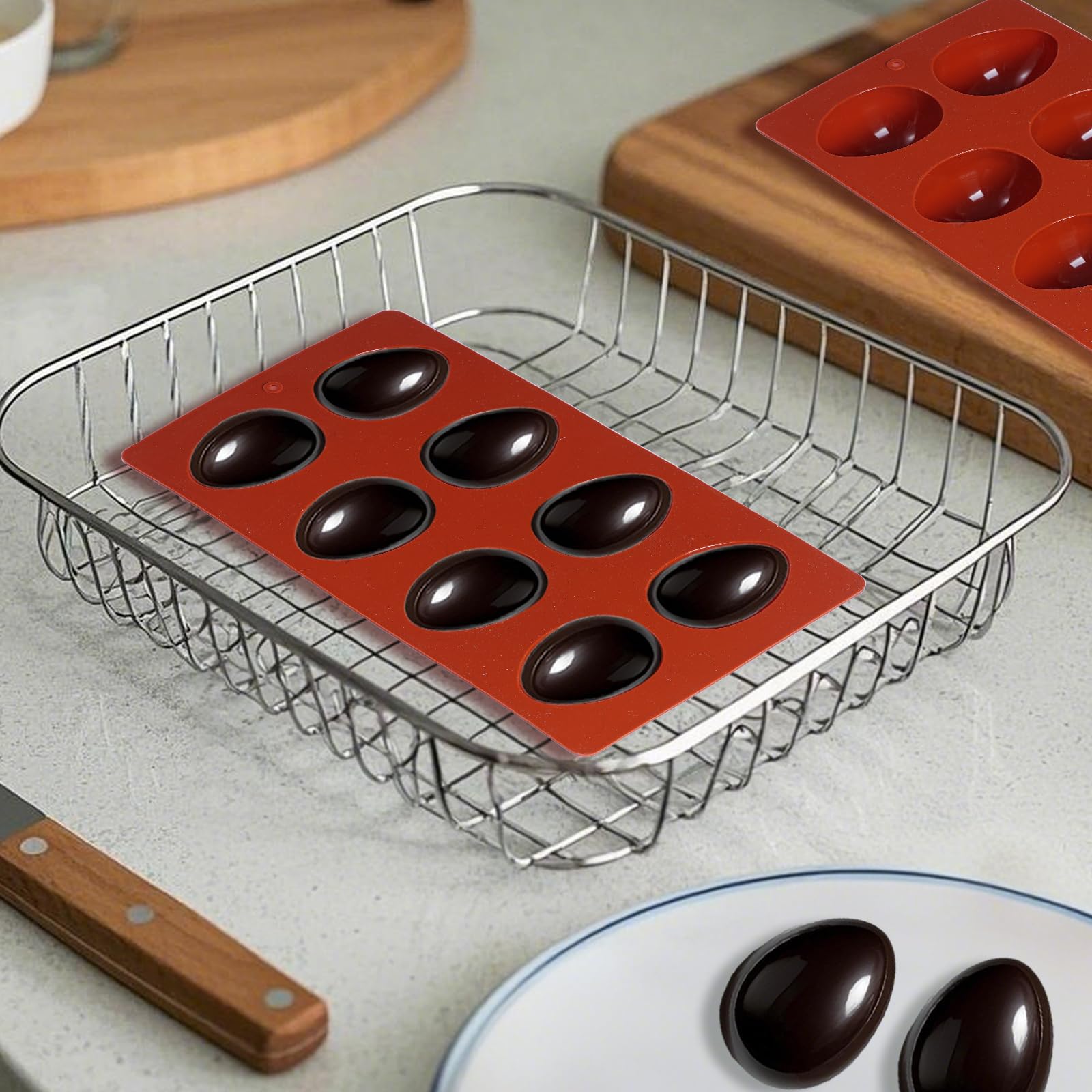 Rthjsfj silicone mold is dishwasher-safe and easy to clean