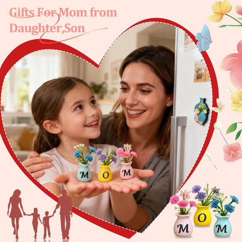 RTHPY MOM-letter trio design highlights family sentiment.