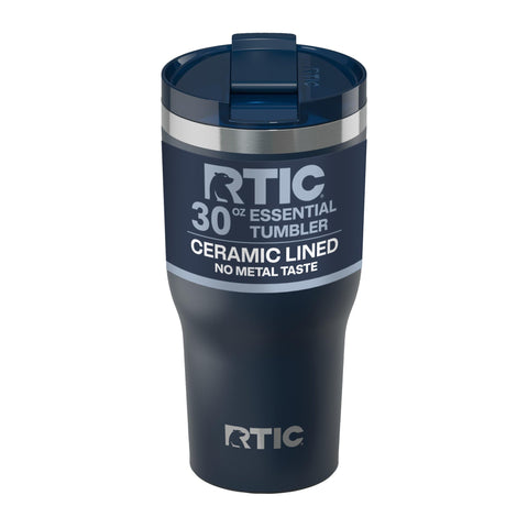 RTIC 30oz Essential Tumbler with ceramic-lined interior for pure flavor