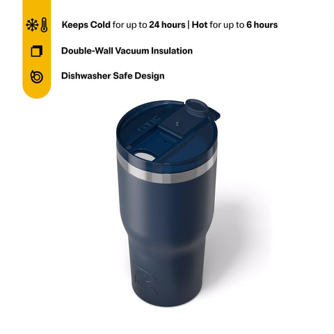 RTIC 30oz Essential Tumbler crafted from durable 18/8 stainless steel