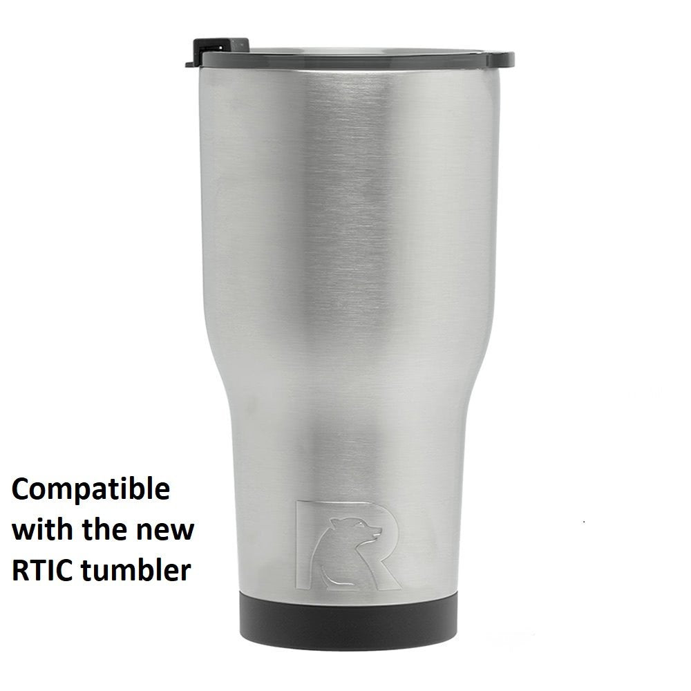 RTIC flip-top cap lid enables quick sips during outdoor activities