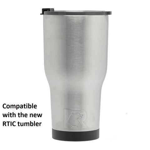 RTIC flip-top cap lid enables quick sips during outdoor activities
