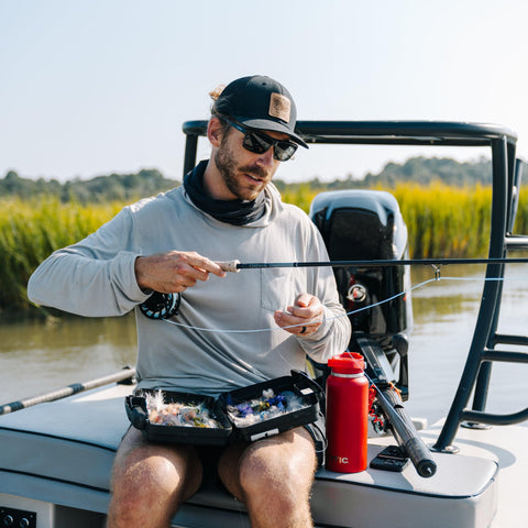 RTIC Outback 32oz bottle no-sweat exterior—keeps hands dry in heat.