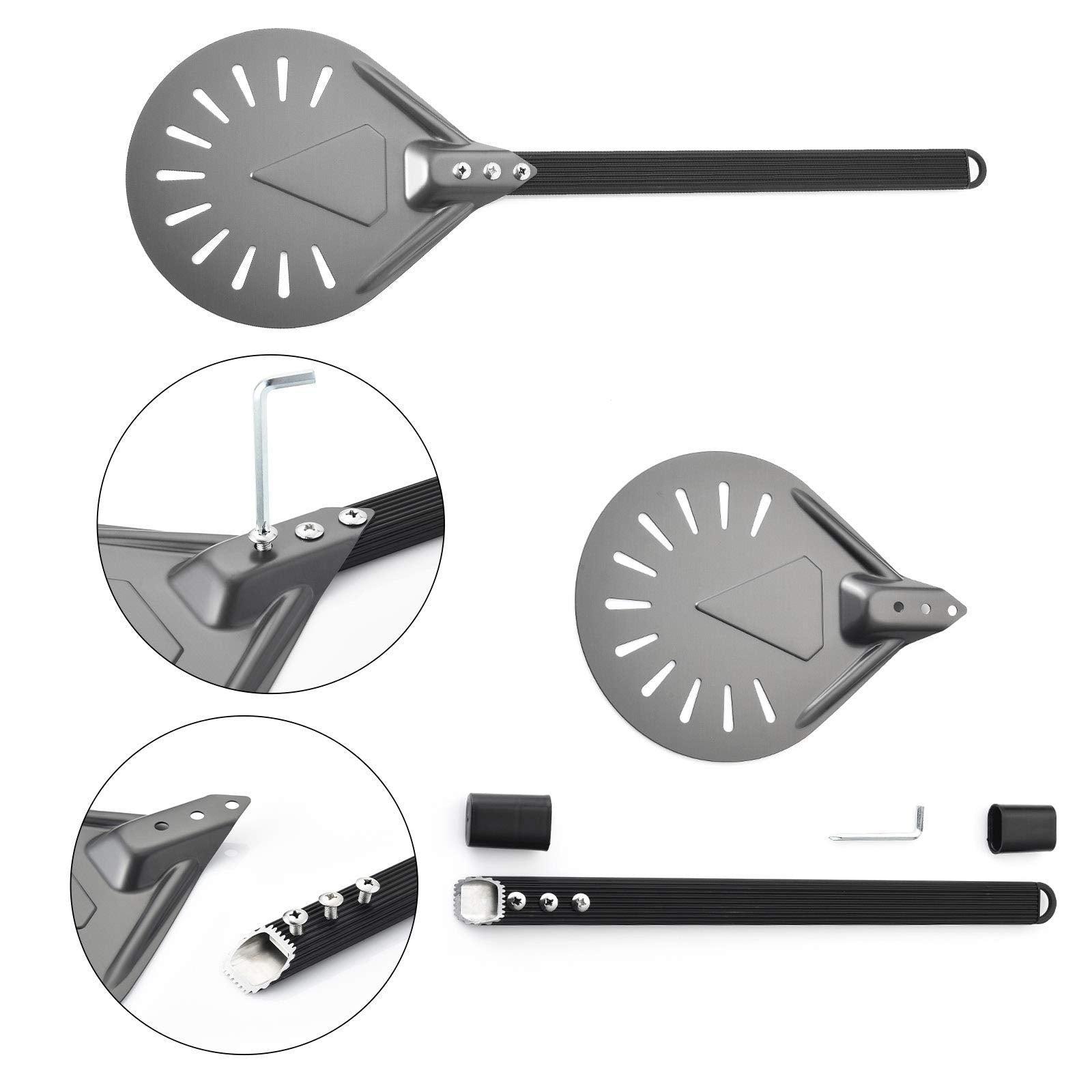 RTT corrosion-resistant pizza peel suitable for outdoor use.