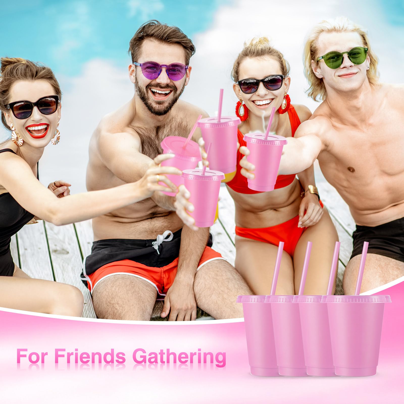 Rtteri glitter cups serve as festive decorations while providing practical drinkware.