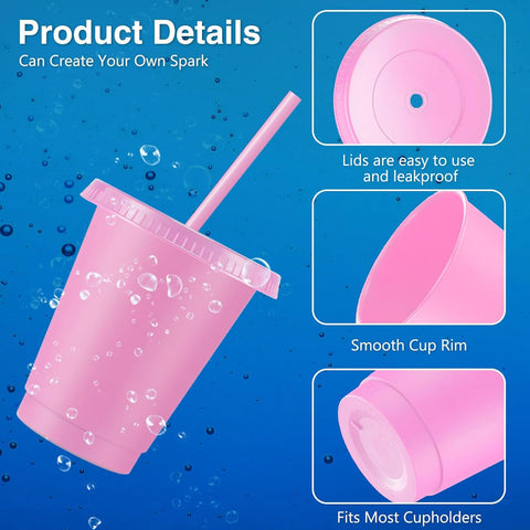 Rtteri leak-proof cups with lids and straws prevent spills during travel.