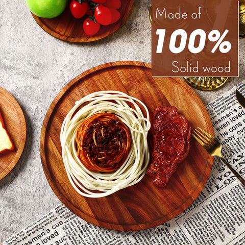 Rtteri serving tray in acacia wood adds lightweight ease for snacks and appetizers.