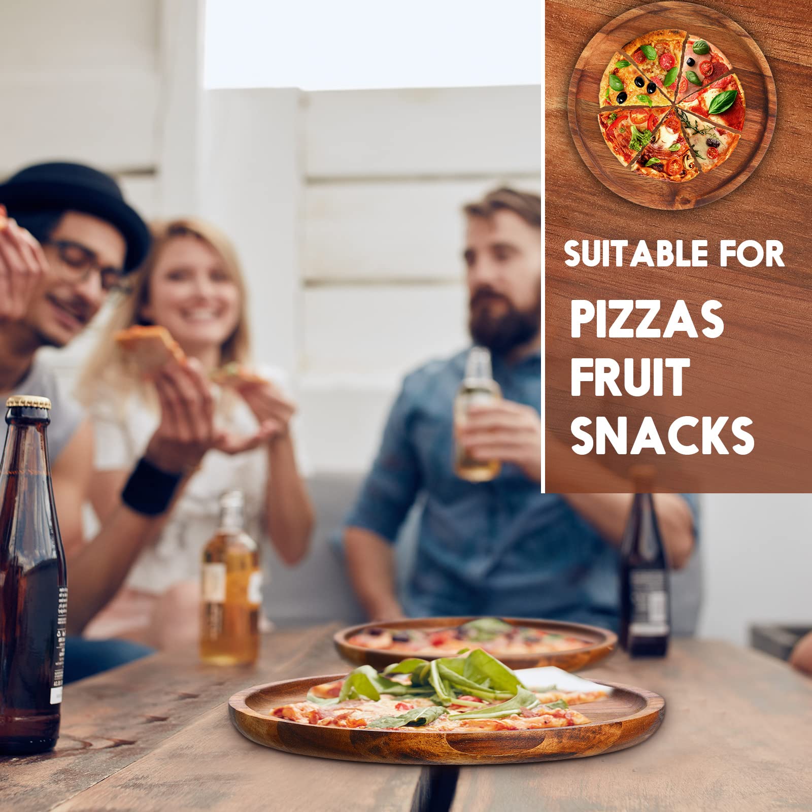 Rtteri table-setting acacia wood plates elevate dinners with natural grain and warmth.