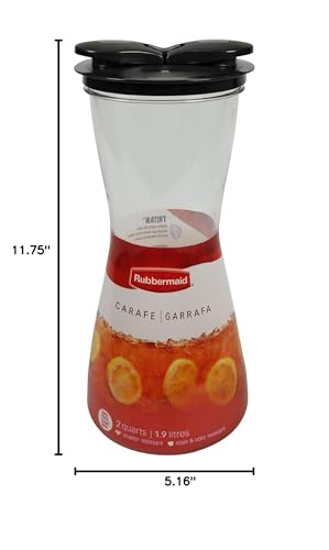  Rubbermaid carafe lid seal designed for shaking and mixing beverages