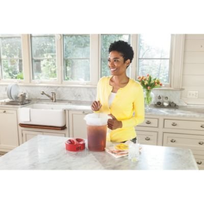 Rubbermaid Clear Pitcher is dishwasher safe away from the heating element