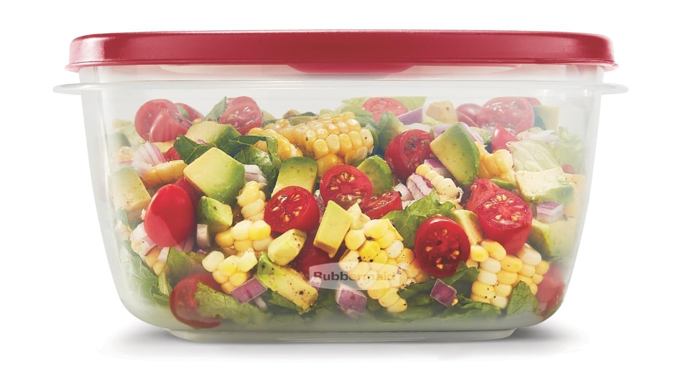 Rubbermaid Easy Find Lids durable walls support everyday use.