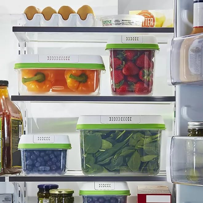Fridge organization made simple with Rubbermaid FreshWorks produce saver