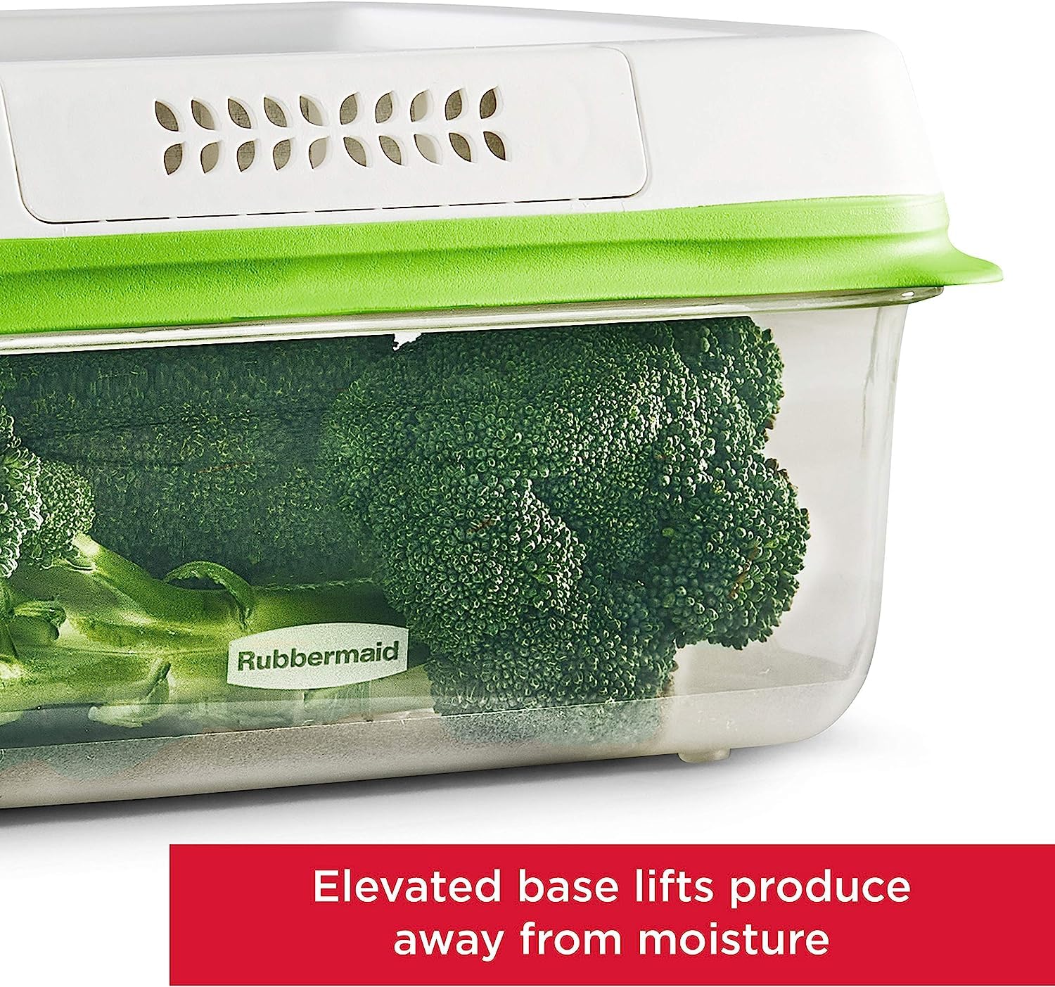 One lid fits multiple bases for simplified Rubbermaid FreshWorks storage