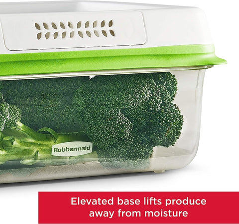One lid fits multiple bases for simplified Rubbermaid FreshWorks storage