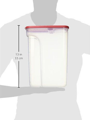 Rubbermaid Modular Cereal Keeper Large ergonomic grip supports controlled serving.