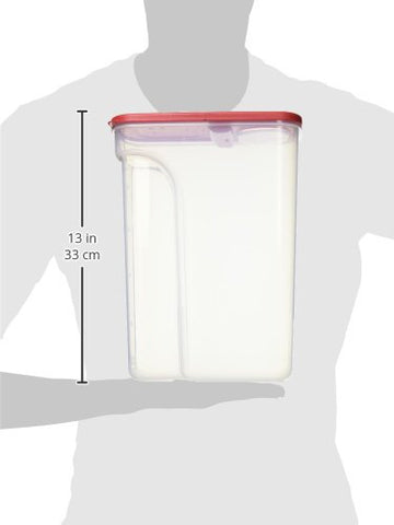 Rubbermaid Modular Cereal Keeper Large ergonomic grip supports controlled serving.
