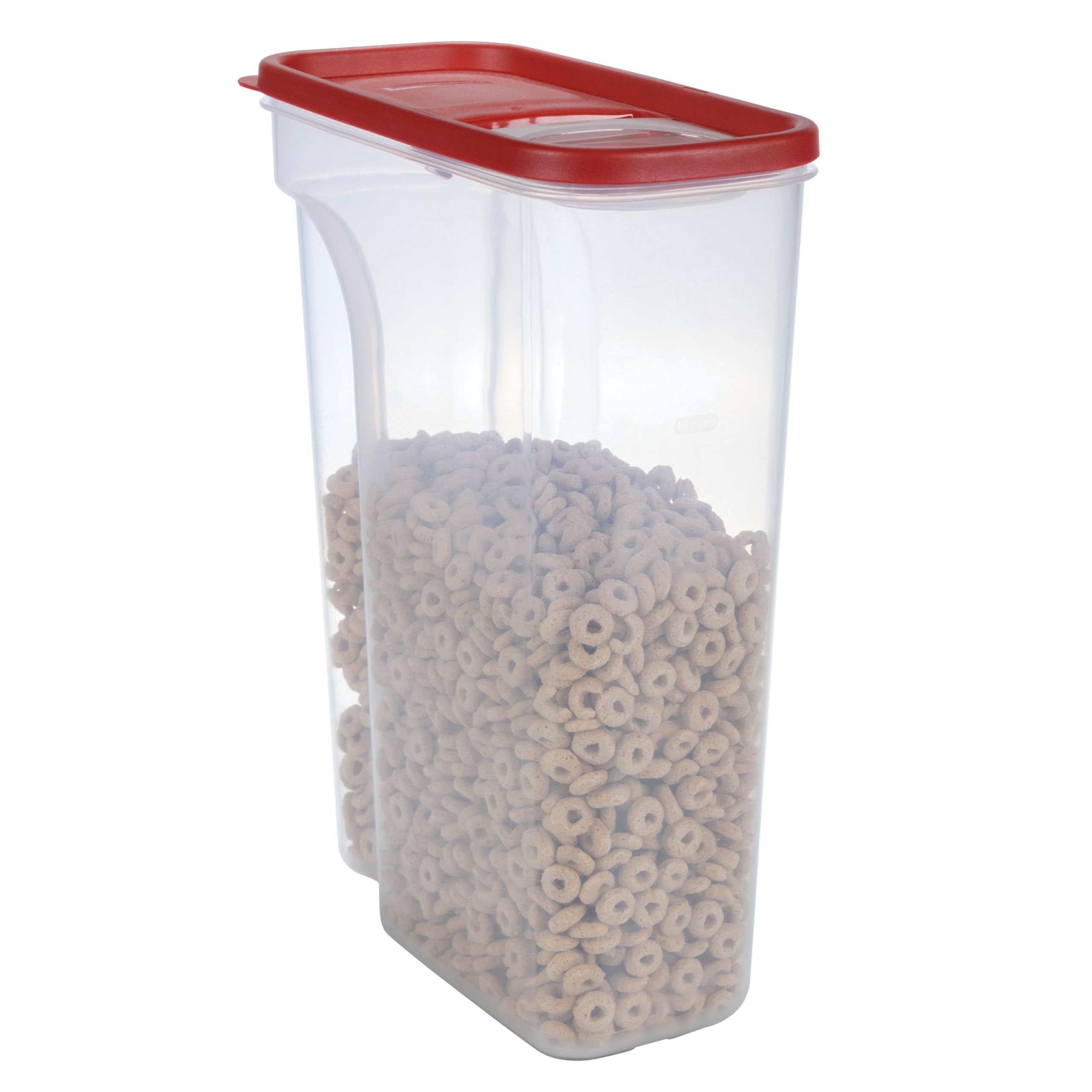 Rubbermaid Modular Cereal Keeper Large fits value-size cereal boxes.
