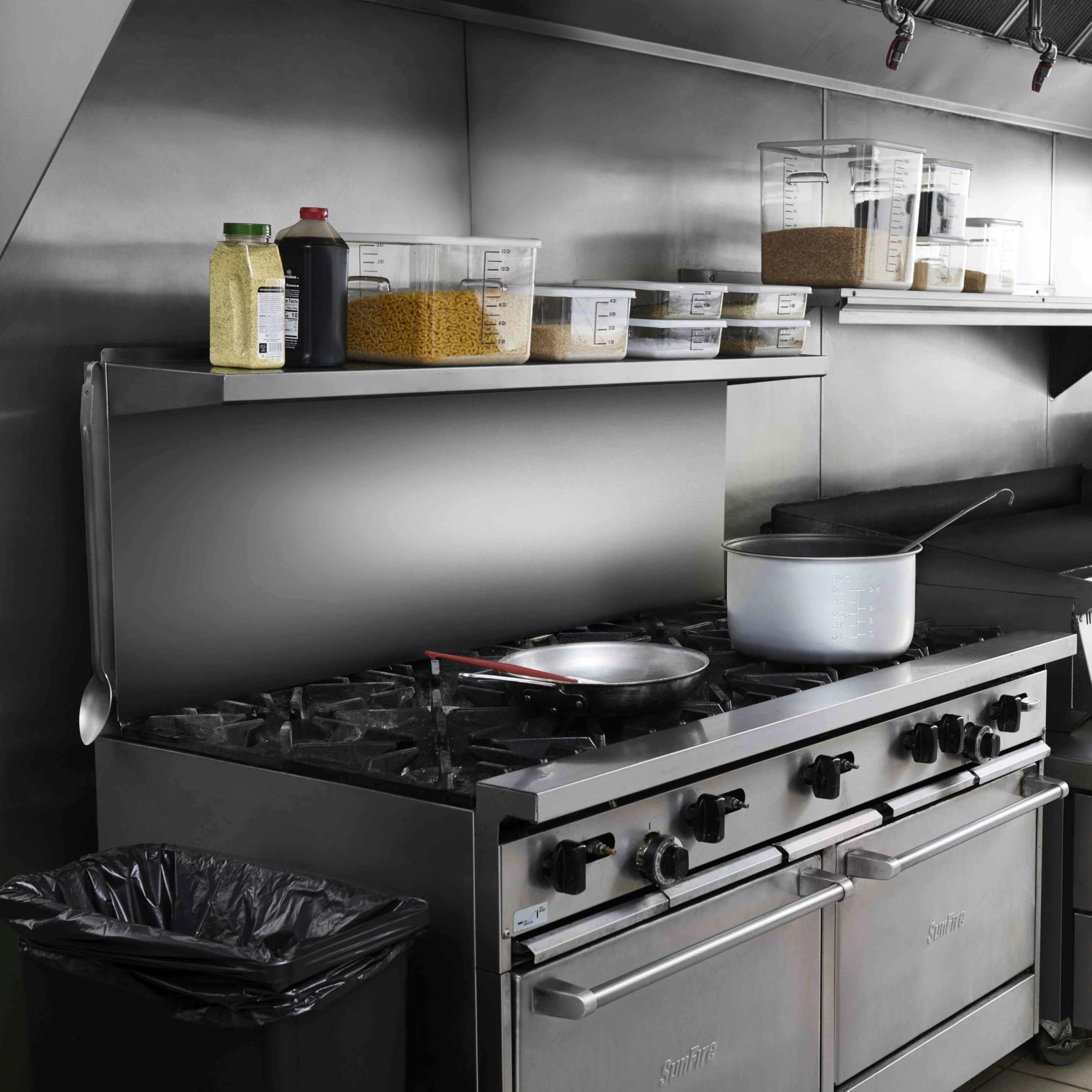  Rubbermaid spatula with raised blade rest keeps counters clean during prep.