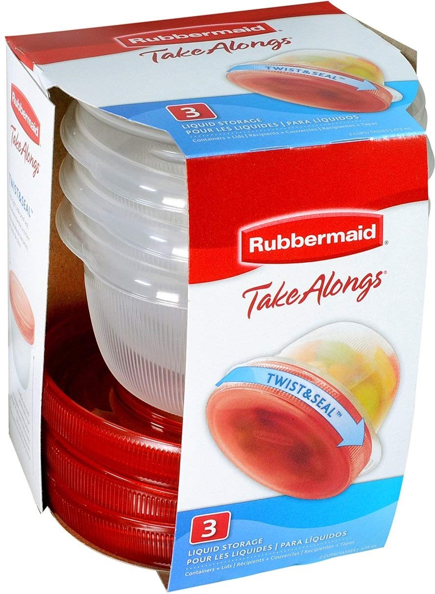 Rubbermaid TakeAlongs made in the USA with durable materials.