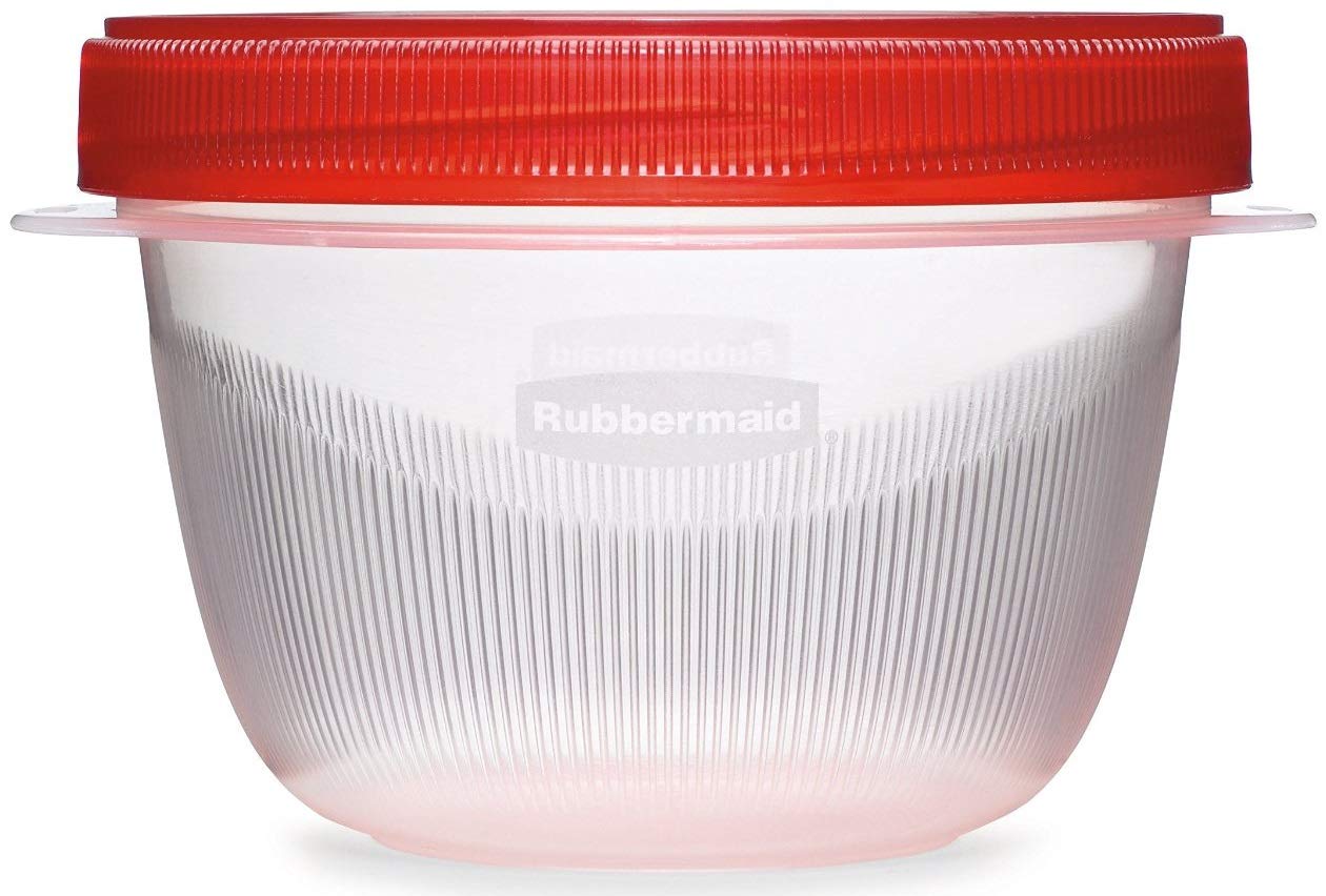 Rubbermaid TakeAlongs Twist-Tight Seal 2-Cup container for leak-proof storage on the go.